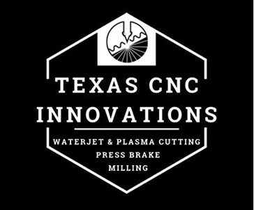 Texas CNC Innovations logo on black background.