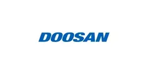 A blue doosan logo is shown.