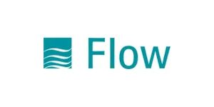 A logo of flow water