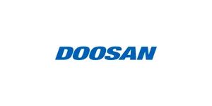 A blue doosan logo is shown.
